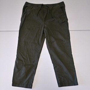 Aeropostale Drawstring Twill Sneaker Jogger Pants Joggers Size XXL Warm Olive